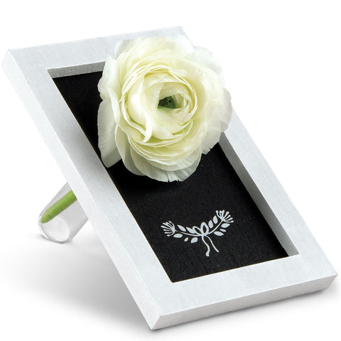 Small Framed Chalkboard With Flower Holder - Set of 6