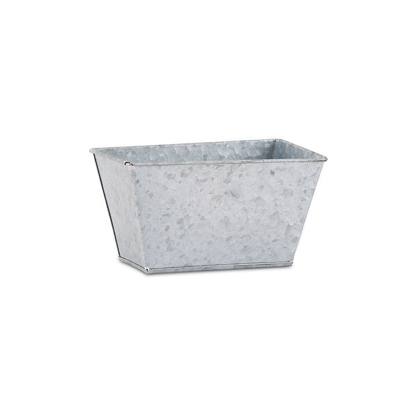 Galvanized Tin Rectangular Planter