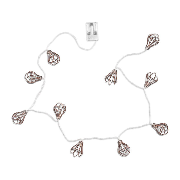 Decorative Battery-Operated LED String Lights - Wire Bistro