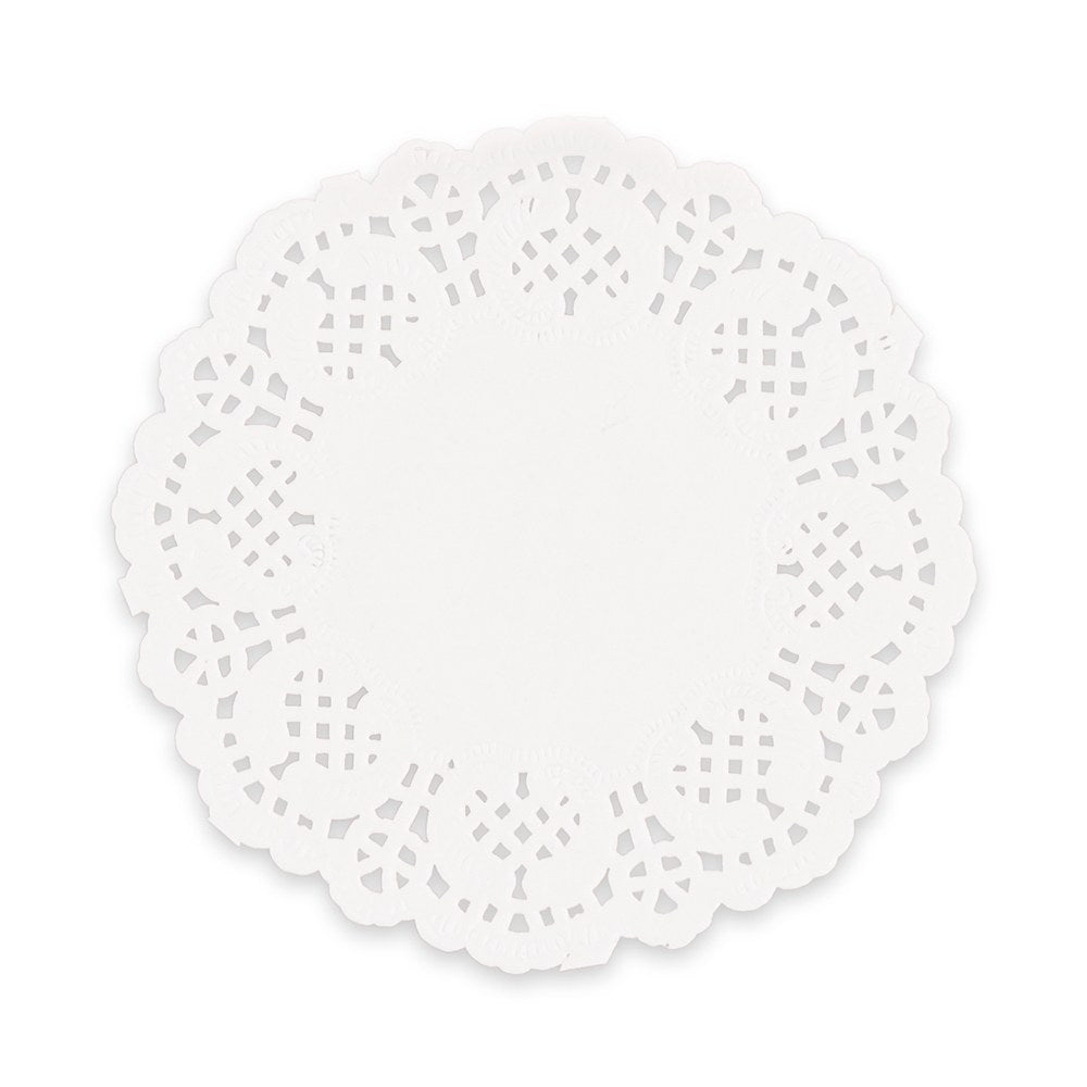 3" Lace Paper Doilies - White - Pack of 30