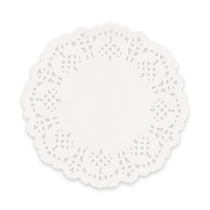 3" Lace Paper Doilies - White - Pack of 30