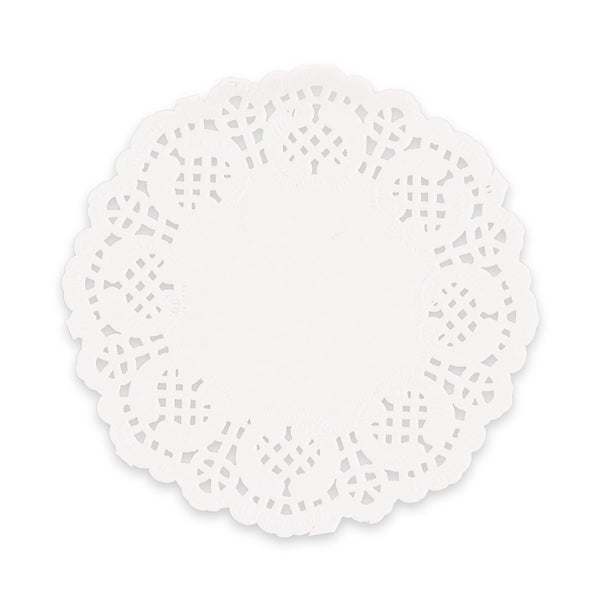 3" Lace Paper Doilies - White - Pack of 30