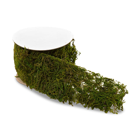 Roll Of Faux Moss Ribbon