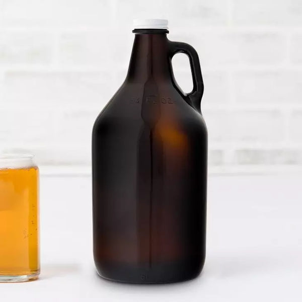 Amber Glass Beer Growler Bar Accessory