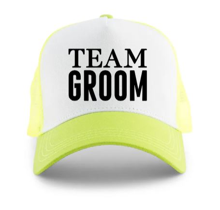 Wedding Party Snapback Trucker Hats - Team Groom