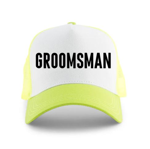 Wedding Party Snapback Trucker Hats - Groomsman