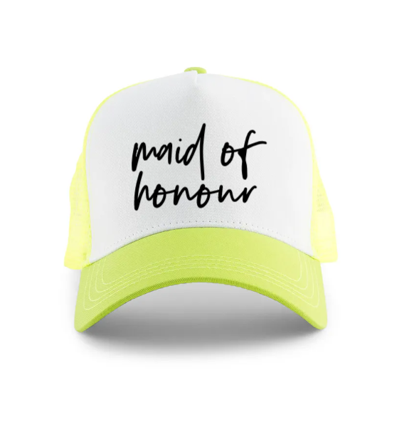 Wedding Party Snapback Trucker Hats - Maid Of Honour