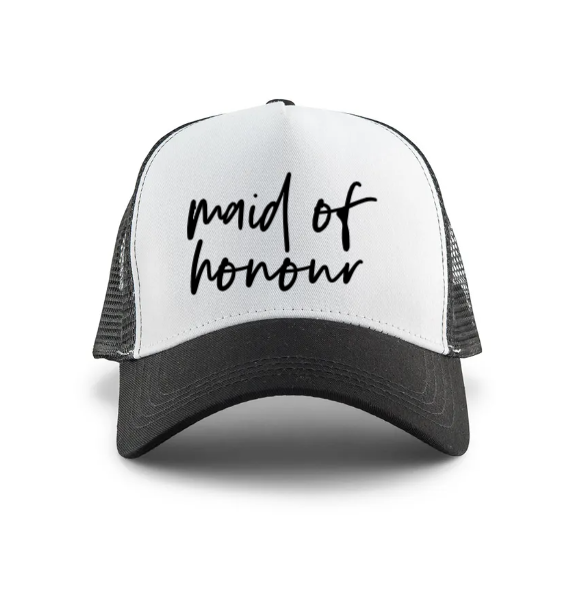 Wedding Party Snapback Trucker Hats - Maid Of Honour