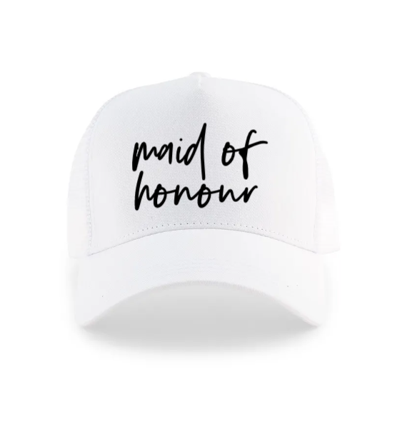 Wedding Party Snapback Trucker Hats - Maid Of Honour