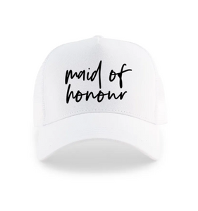 Wedding Party Snapback Trucker Hats - Maid Of Honour