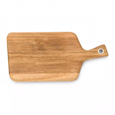 Wooden Paddle Cutting & Serving Board With Handle