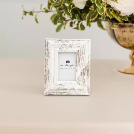 Small 1.75" X 2.5" Distressed Wood Picture Frame - Set of 3