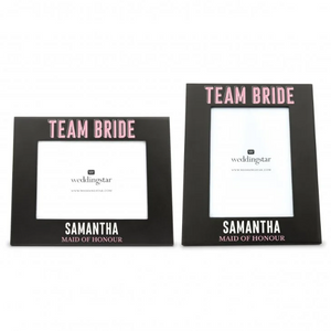 Personalized Wooden 5” x 7” Picture Frame - Team Bride