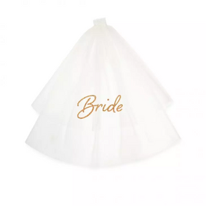 Bachelorette Party Bridal Veil - Bride