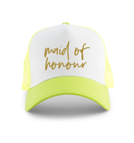 Wedding Party Snapback Trucker Hats - Maid Of Honour