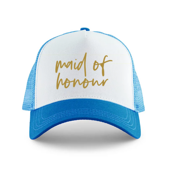 Wedding Party Snapback Trucker Hats - Maid Of Honour