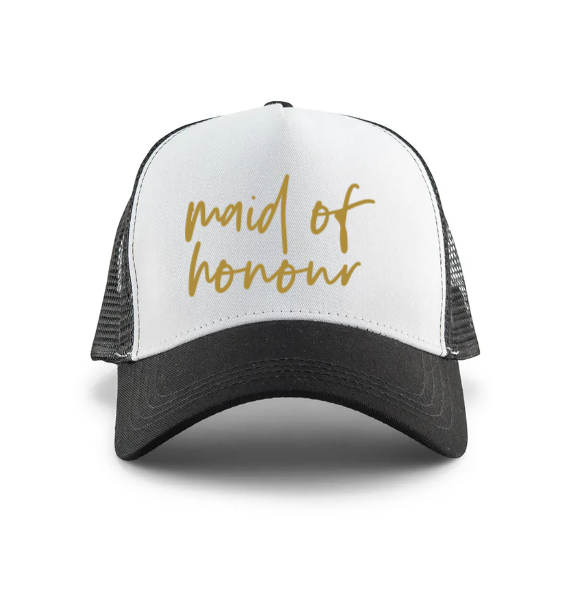 Wedding Party Snapback Trucker Hats - Maid Of Honour