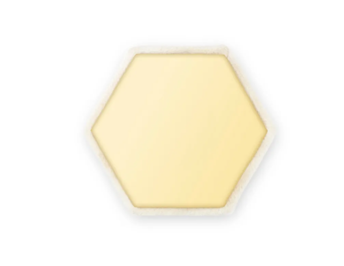 Velvet Hexagon Wedding Ring Box - Blank