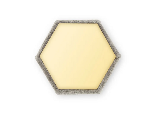 Velvet Hexagon Wedding Ring Box - Blank