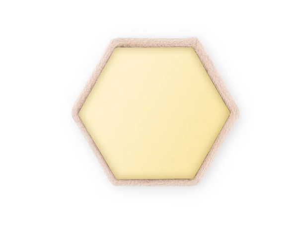 Velvet Hexagon Wedding Ring Box - Blank