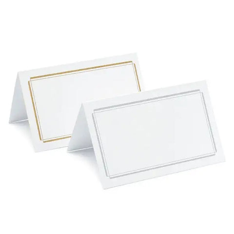 Plain & Double Border Place Cards