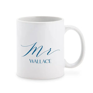 Custom White Ceramic Coffee Mug - Mr. Print