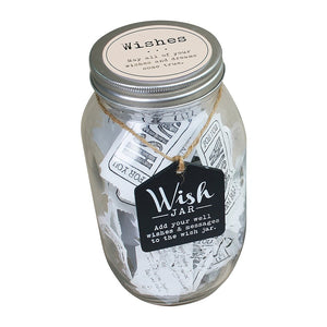 Wedding Wishes Mason Jar Guest Book