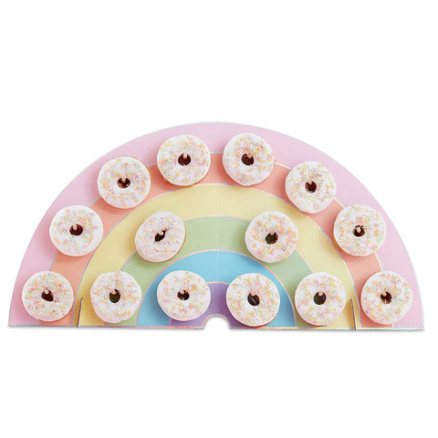 Donut Wall Display - Pastel Rainbow