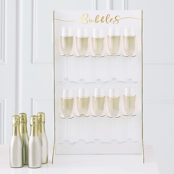 Prosecco Bubbly Drinks Wall Holder - Bubbles