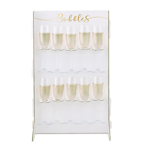 Prosecco Bubbly Drinks Wall Holder - Bubbles