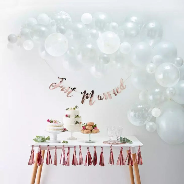 Balloon Arch Kit - White Arrangement