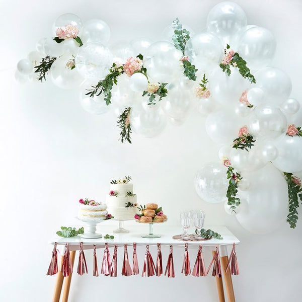 Balloon Arch Kit - White Arrangement