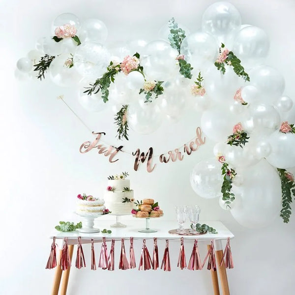 Balloon Arch Kit - White Arrangement