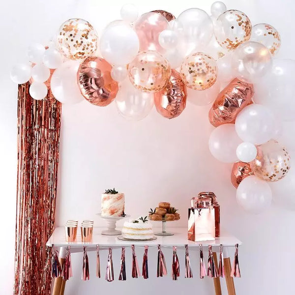 Balloon Arch Kit - Rose Gold Arrangement