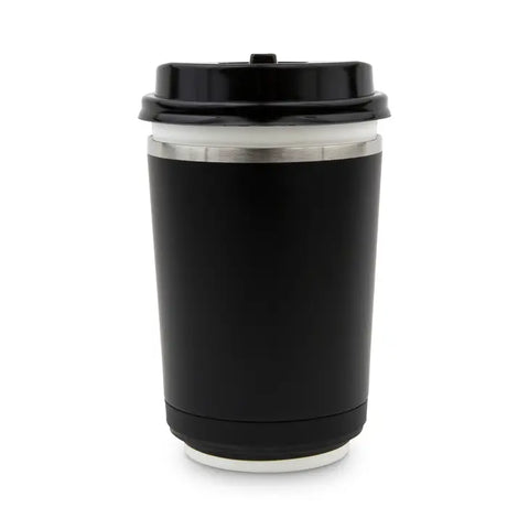 Stainless Steel Insulated Coffee Cup Sleeve - Black